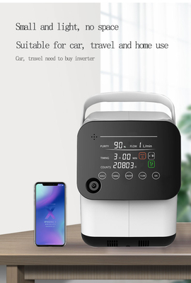 110V ιατρικός Oxygenator συμπυκνωτών οξυγόνου φορητός εξοπλισμός με τη μάσκα οξυγόνου
